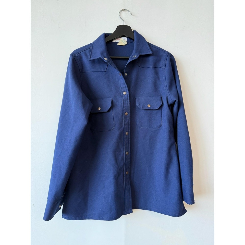 Vintage Stretchini Bobbi Brooks Shirt Womens 14 Button Up Long Sleeve Western